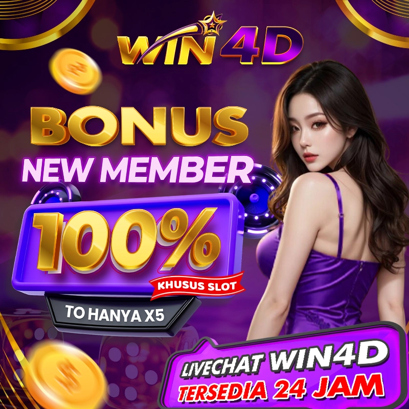 WIN4D Login # Pusat Situs Lotre Online 4D Terbesar Minimal Depo 5 Ribu