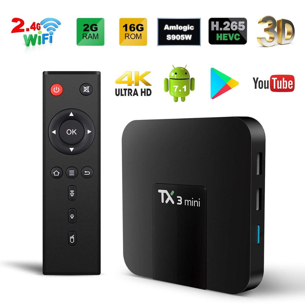 Android TV Box, Original TX3 Mini Android 10.0 TV Box 2GB RAM 16GB ...