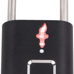 Door Lock Fingerprint Lock Security Keyless USB Type C Rechargeable Small Door Luggage Aluminum Alloy Finger Printing Lock