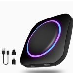 Android 13 Car Play AI Box, 8GB RAM +128GB Internal Storage Support Wireless Car Play/Wireless Android Auto, Google Play Store, Netflix, YouTube Online, Nano SIM, Memory Card