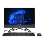 HP AlO 200 G4 All-in-One PC Bundle With 21.5 Inch Non-Touch Display/Intel Core i5-10210U Processor/4GB DDR4 RAM/1TB HDD/DOS (Without Windows)/Intel UHD Graphics/ English Black