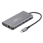 onten OTN-95117 Multi-Functional USB Type-C Dock Station Grey