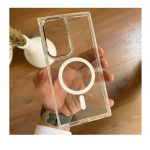 Belkin Magsafe Case for Samsung S23 Ultra Magsafe Clear Cover Magnetic Wireless Charging Support -Shockproof Protection - Scratch-Resistant Clear