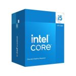 Intel Core i5-14400F 2.5 GHz 10-Core LGA 1700 Processor, 10 Cores & 16 Threads, 20MB Cache, 5 GHz Maximum Turbo Boost, Dual-Channel DDR5-4800 Memory / 192GB Max, Hybrid Core Arc