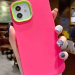 Back protection cover made of plastic for Apple iPhone 13 Pro max with a frame inside to protect the phone