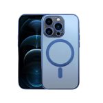 Magsafe Back Cover for iPhone 12 pro max Blue