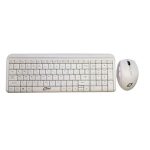 Zero KEYBOARD + MOUSE ZERO WIRELESS COMBO ENGLISH & ARABIC Model - ZR-8608 White