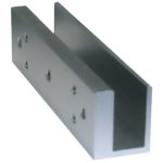 U Bracket For Electromagnetic Lock Silver