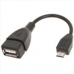 Microusb To Usb Host Otg Adapter Black