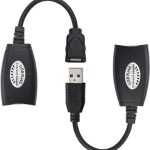 Adapter Usb Over Cat5-5E-6 Extension