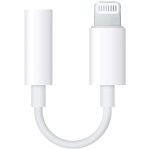 Apple Lightning to 3.5mm Headphone Jack Adapter, White, MMX62ZM/A White