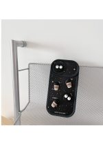 Nicely designed iPhone 13 pro back cover with 3D black molds with soft push and pull - Image 2
