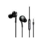 JOYROOM JR-EW02 Wired Series Half In-Ear Wired Earphones Black