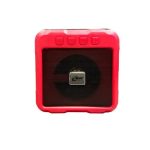 ZERO ELECTRONICS Z-202 Wireless Speaker With Micro SD Card To USB Disk And Speakerphone Output power 5W,5 V- Red