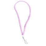 Neck and wrist strap for phone mount fit all smart phones color Pink
