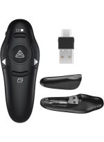 2-in-1 USB Type-C Presentation Clicker, Clikcer for Powerpoint Presentations, Presentation Clicker Wireless Presenter Remote Clicker with Volume Control, Presentation Remote Google Slide Advancer - Image 4