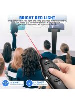 2-in-1 USB Type-C Presentation Clicker, Clikcer for Powerpoint Presentations, Presentation Clicker Wireless Presenter Remote Clicker with Volume Control, Presentation Remote Google Slide Advancer - Image 8