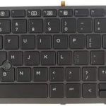 Keyboard HP Zbook 15 G3 with Backlit Pointer