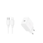 JOYROOM JR-TCF20EU PD20W Charger With Data Cable 1M Type-C To Lightning White