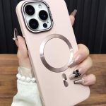 Premium Meg-safe Slim Case Iphone 16 Pro Max Wireless Charging – Pink