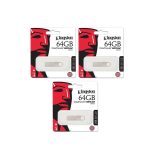 Kingston DataTraveler SE9 G2 USB 3.0 Bundle of 3 64 GB