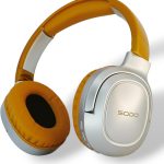 Sodo SD-1105 Wireless Headset, Bluetooth V5.3 with External Microphone and Support SD Card (Brown)