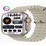 HK8 Pro Max 2.12" AMOLED screen Ultra Smart Watch Series 8 49mm Memory 256MB Battery 320mAh Compass NFC Waterproof IP68 Wireless Charging Beige