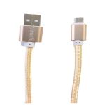 Touch Micro USB Fast Charging And Data Transfer Cable 1 Meter Gold