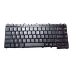 Replacement Laptop Keyboard For Toshiba A200 - English/Arabic Black
