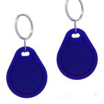 1pcs x RFID Proximity EM4100 125KHz ID Keychain for Access Control Blue