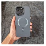 Premium Meg-safe Slim Case Iphone 16 Pro Max Wireless Charging – Light Grey