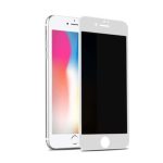 Iphone 8 Plus 7 Plus Privacy Screen Protector Tempered Glass Anti Spy Protective Film With 3D Full Coverage Curved White
