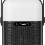 KISONLI Q7S Wireless Speaker, Bluetooth Speaker, Lightweight and Easy to Carry, Equipped with RGB Lighting, Support USB/AUX/RADIO FM/TF Card, Powerful and Clear Sound - Black