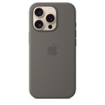 Apple iPhone 16 Pro Max Silicone Case With MagSafe - Stone Gray