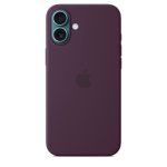 Apple iPhone 16 plus  Silicone Case With MagSafe - Plum