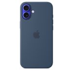 Apple iPhone 16 plus  Silicone Case With MagSafe - Denim