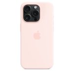 Apple iPhone 15 Silicone Case with MagSafe - Light pink