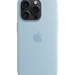 Apple iPhone 15 Pro Silicone Case with MagSafe - Light blue