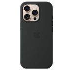 Apple iPhone 16 Pro Max Silicone Case With MagSafe -Black