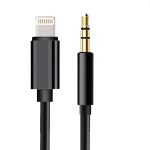 JH-023 8 Pin to 3.5mm AUX Audio Cable, Works with High Quality with Car Stereo, Earphones, Audio Speakers