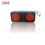 Zero A solar-powered rechargeable radio that supports a flash drive and a memory card and runs on solar energy with a black Z165 flashlight - Red