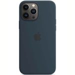 iPhone 13 Pro Max Silicone Case with MagSafe Abyss blue