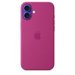 Apple iPhone 16  Silicone Case With MagSafe - Fuchsia