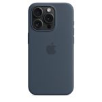 Apple iPhone 15 Silicone Case with MagSafe - Storm blue