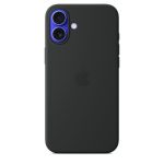 Apple iPhone 16 plus Silicone Case With MagSafe - Black