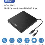 Onten OTN-UCD22 USB 3.0  and USB-C ports 6-in-1 external  drive