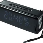 TG174 Bluetooth Speaker Wireless Column Loudspeaker Sound System Desktop Alarm Clock Function Subwoofer Boombox Caixa De Som - Black
