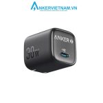 Anker A2698 / A2698611 Zolo 30w -Nano III Fast Charger for iPhone 15-16 Series, PPS, PIQ 3.0, Foldable, 30W Black