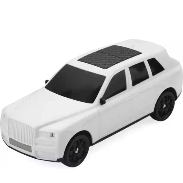 Kisonli B9 Portable Bluetooth Speaker Car-Style Dynamic Thunder Sound Auto Series 5W Bluetooth Speaker - White