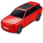 Kisonli B9 Portable Bluetooth Speaker Car-Style Dynamic Thunder Sound Auto Series 5W Bluetooth Speaker - Red
